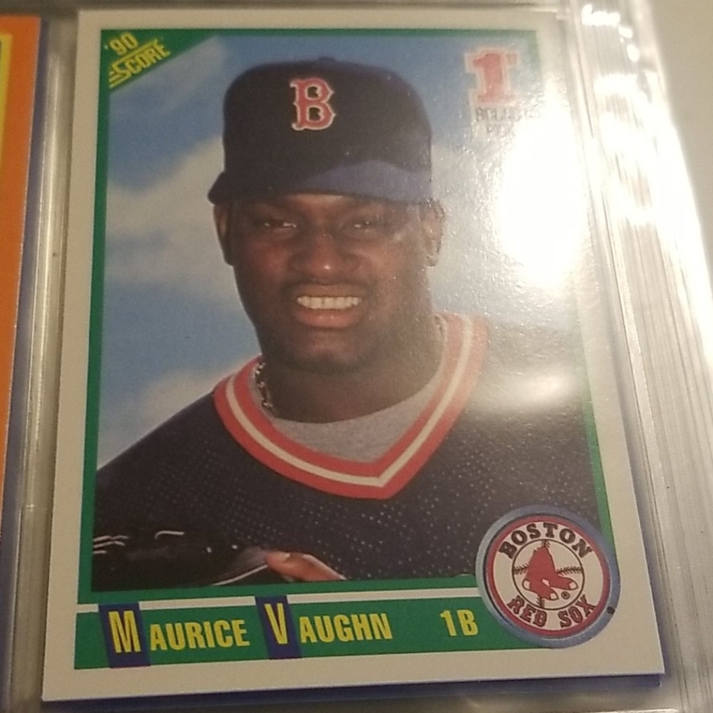 Mo Vaughn 1990 score rookie card